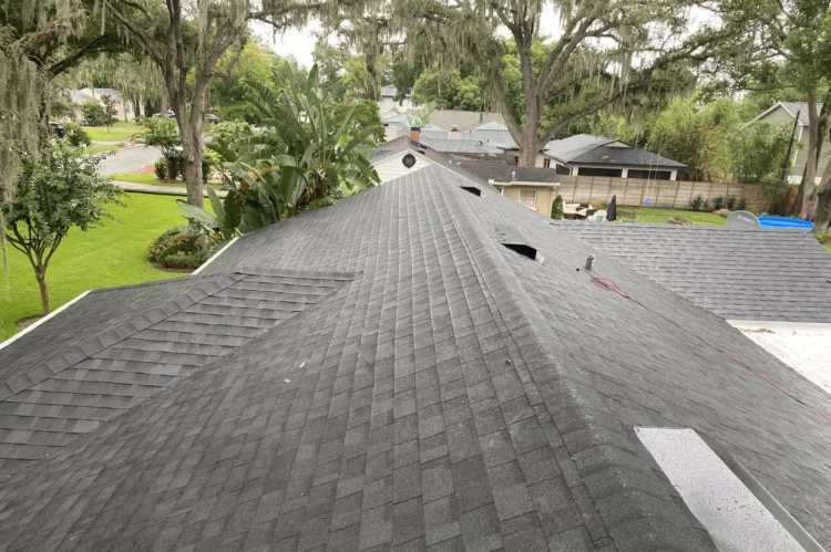 Shingle + TPO Re-Roof Color: Atlas Black